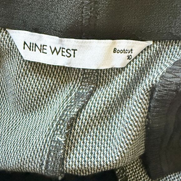 NWT Nine West Bootcut Dress Officecore Business Career Gray Pants Sz 10 - Picture 4 of 10